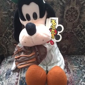 Goofy plush from Disney world Baseball player